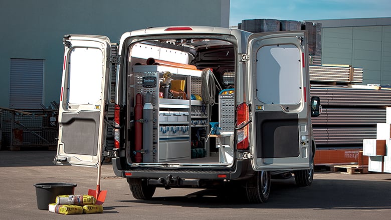 Ford Transit Van - Széles hátsóajtók