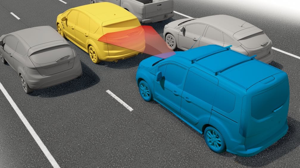 Ford Transit Connect - Ütközés figyelő