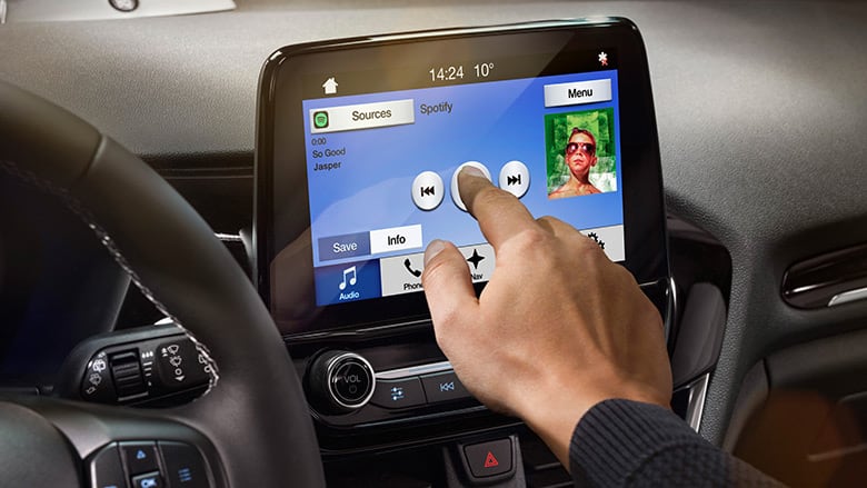 Ford Fiesta - Intelligens középkonzol